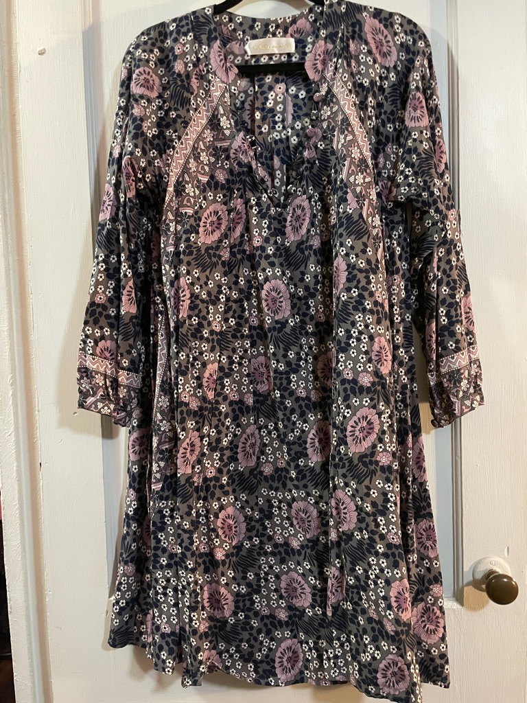 Natalie Martin Fiore Vintage Flowers Short Dress